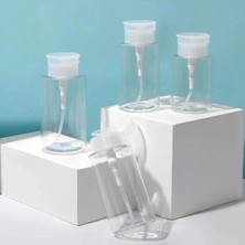Ellea Nail Aseton Şişesi Şeffaf Renkboş Çok Amaçlı Kullanım Cleaner Cleanser Vb Ürünler Için Pratik Şişe