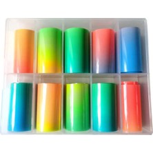 Ellea Nail NZ007 10'lu Tırnak Folyo Seti