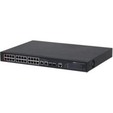 Dahua DH-PFS4226-24ET-240-V3 24 Port Poe 10/100 2x Sfp Port 2 Port 100/1000 Uplink Rack Mount 240W H