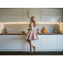 Zonlight Beyaz Günışığı Mutfak Dolabı ve Tezgah Altı LED Şerit Profil Aydınlatma Fişli Anahtarlı