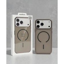 Kılıf House Iphone Uyumlu Altı Açık Mat İnce Magsafe Destekli Kılıf