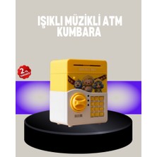 Zero Land Sptrns Sarı Şifreli Eğitici Çocuk Kumbarası Otomatik Para Girişli