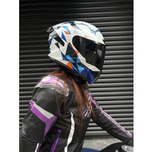 Rivox R2 Geometri Kapalı Kask