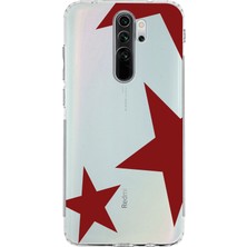 Manitoba Xiaomi Redmi Note 8 Pro Uyumlu Baskılı Yumuşak Silikon Şeffaf Telefon Kılıfı