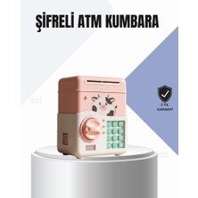 Zero Land Sptrns Pembe Elektronik Şifreli Otomatik Para Çeken Atm Kumbarası
