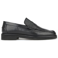 Ziya, Erkek Hakiki Deri Ayakkabı 153745Z30006 Siyah