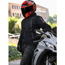 Ls2 Rapıd 2 Cromo Mat Siyah-Kırmızı Kask