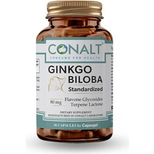 Conalt Gıngko Bıloba - Standardize Ginkgo Ekstresi Içeren Premium Gıda Takviyesi (30 Kapsül)