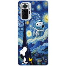 Manitoba Xiaomi Redmi Note 10 Pro Uyumlu Baskılı Yumuşak Silikon Şeffaf Telefon Kılıfı