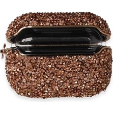 Eco Port Airpods 3 (3.nesil) Mira Taşlı Kılıf - Rose Gold