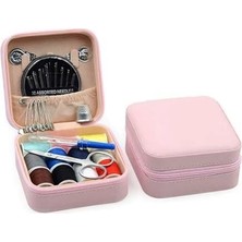 Pembe Çanta Dikiş Iplikleri ve Dikiş Malzemesi Seti 29279