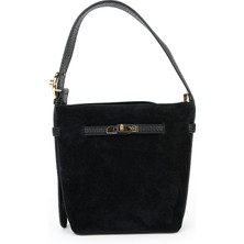 Ziya, Kadın Hakiki Deri Omuz ve El Çantası 153979Z5021 Siyah