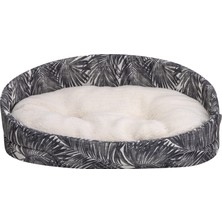 Sptrns Pet Comfort Porto Köpek Yatağı Siyah-Beyaz 70X55CM