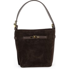 Ziya, Kadın Hakiki Deri Omuz ve El Çantası 153979Z5021 Kahve