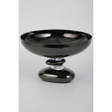 Vitale Volkan Siyah Kase 23*23*9 cm MTFK.0169