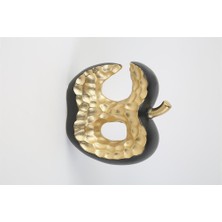 Vitale Siyah Seramik Elma 19*7*20 cm AK.LA0077