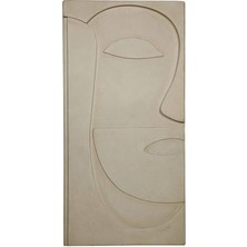 Vitale Krem Soyut Yüz Tablo 60*5.5*120 cm AK.KL0002