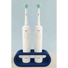 Hanart Elektronik Diş Fırçası Standı 2 Li Lacivert