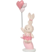 Vitale Pembe Havuçlu Tavşan 25X11 cm AK.KZ0044