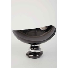 Vitale Volkan Siyah Çerez Kasesi 20*18*13 cm MTFK.0171