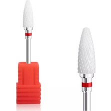 Ellea Nail Seramik Kırmızı Freze Uç Mısır