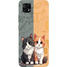 Manitoba Xiaomi Redmi 10C Uyumlu Baskılı Yumuşak Silikon Şeffaf Telefon Kılıfı