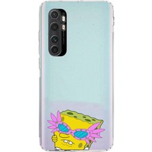 Manitoba Xiaomi Mi Note 10 Lite Uyumlu Baskılı Yumuşak Silikon Şeffaf Telefon Kılıfı