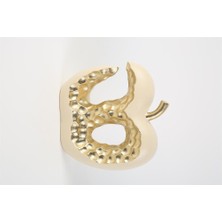 Vitale Krem Seramik Elma 23*9*24 cm AK.LA0076