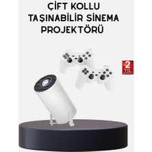 Zero Land Sptrns Kablosuz Projeksiyon Cihazı 4K Destekli HDMI USB Oyun Uyumlu