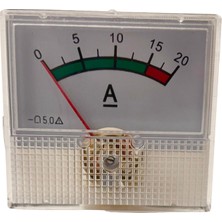 Ampermetre 0-20 Analog Ampermetre 48X45 mm 0-20A Ampermetre