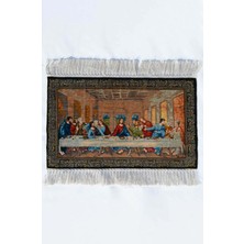 Kilim Co. Son Akşam Yemeği Desenli Saf Ipek El Dokuma Duvar Halısı (36X60 Cm)
