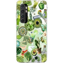 Manitoba Xiaomi Mi Note 10 Lite Uyumlu Baskılı Yumuşak Silikon Şeffaf Telefon Kılıfı