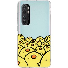 Manitoba Xiaomi Mi Note 10 Lite Uyumlu Baskılı Yumuşak Silikon Şeffaf Telefon Kılıfı