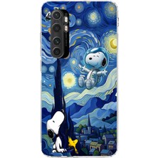 Manitoba Xiaomi Mi Note 10 Lite Uyumlu Baskılı Yumuşak Silikon Şeffaf Telefon Kılıfı