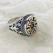 Canka Zirkon Taşlı 925 Ayar Gümüş Erkek Yüzük