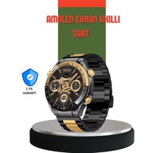 Zenvia Amoled Ekran Akıllı Saat Bluetooth 5.1 Çağrı Destekli 3 Bileklikli (ZNV-5456)