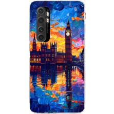 Manitoba Xiaomi Mi Note 10 Lite Uyumlu Baskılı Yumuşak Silikon Şeffaf Telefon Kılıfı