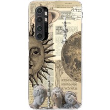 Manitoba Xiaomi Mi Note 10 Lite Uyumlu Baskılı Yumuşak Silikon Şeffaf Telefon Kılıfı