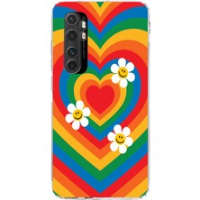 Manitoba Xiaomi Mi Note 10 Lite Uyumlu Baskılı Yumuşak Silikon Şeffaf Telefon Kılıfı