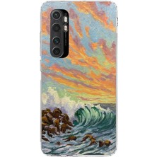 Manitoba Xiaomi Mi Note 10 Lite Uyumlu Baskılı Yumuşak Silikon Şeffaf Telefon Kılıfı