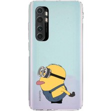 Manitoba Xiaomi Mi Note 10 Lite Uyumlu Baskılı Yumuşak Silikon Şeffaf Telefon Kılıfı