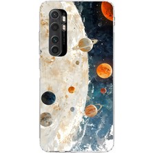 Manitoba Xiaomi Mi Note 10 Lite Uyumlu Baskılı Yumuşak Silikon Şeffaf Telefon Kılıfı