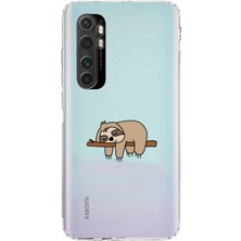 Manitoba Xiaomi Mi Note 10 Lite Uyumlu Baskılı Yumuşak Silikon Şeffaf Telefon Kılıfı
