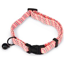 Sptrns Beeztees Kedi Boyun Tasması, Zilli, Pembe, 24,5-33CM