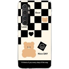 Manitoba Xiaomi Mi Note 10 Lite Uyumlu Baskılı Yumuşak Silikon Şeffaf Telefon Kılıfı