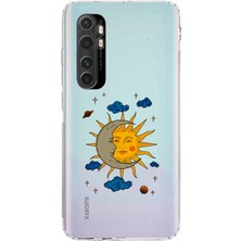 Manitoba Xiaomi Mi Note 10 Lite Uyumlu Baskılı Yumuşak Silikon Şeffaf Telefon Kılıfı