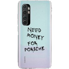 Manitoba Xiaomi Mi Note 10 Lite Uyumlu Baskılı Yumuşak Silikon Şeffaf Telefon Kılıfı