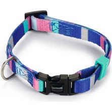 Sptrns Beeztees Köpek Boyun Tasması, Renkli Kaıln Çizgiler, 20-30CM, 10MM