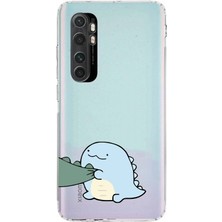 Manitoba Xiaomi Mi Note 10 Lite Uyumlu Baskılı Yumuşak Silikon Şeffaf Telefon Kılıfı