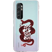 Manitoba Xiaomi Mi Note 10 Lite Uyumlu Baskılı Yumuşak Silikon Şeffaf Telefon Kılıfı